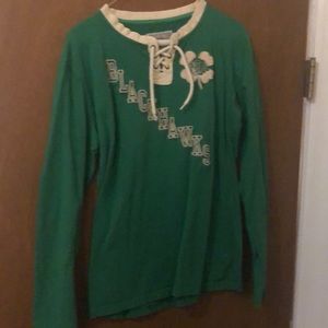 Irish Chicago Blackhawks long sleeve sweater